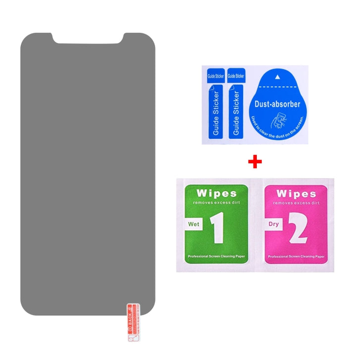Para iPhone XR 0,4 mm 9H Dureza superficial Protector de pantalla antideslumbrante de privacidad de 180 grados