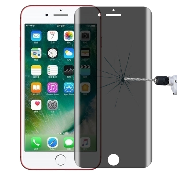dureza superficial 9H de 0.4m m protector antideslumbrante de la pantalla de la aislamiento de 180 grados para el iPhone 7 más/8 más