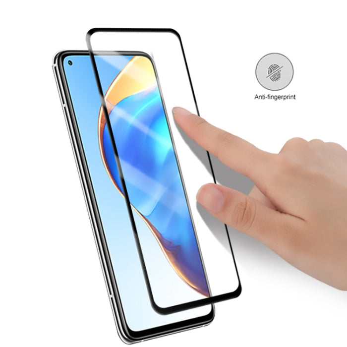 Mocolo 0,33 mm 9H 2.5D Película de vidrio templado con estampado de seda y pegamento completo para Xiaomi Mi 10T / 10T Pro, compatible con desbloqueo de huellas dactilares, For Xiaomi Mi 10T / 10T Pro