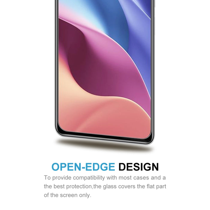 Para Xiaomi Redmi K40 5G 0.26mm 9H Dureza superficial 2.5D Película de media pantalla de vidrio templado a prueba de explosiones, For Xiaomi Redmi K40 5G (1 PCS)