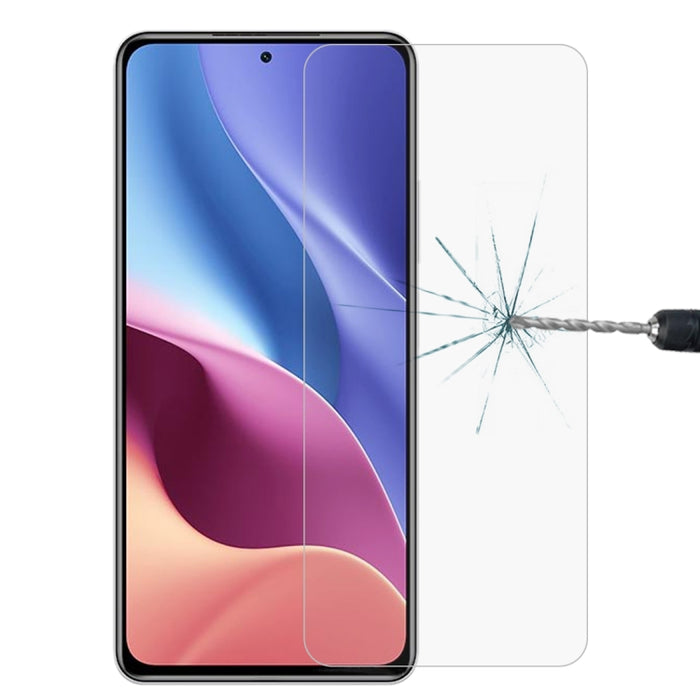 Para Xiaomi Redmi K40 5G 0.26mm 9H Dureza superficial 2.5D Película de media pantalla de vidrio templado a prueba de explosiones, For Xiaomi Redmi K40 5G (1 PCS)