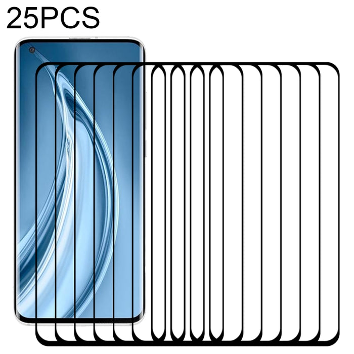 Para Xiaomi Mi 10S 5G 25 PCS Película de vidrio templado de pantalla completa con borde curvo 3D, For Xiaomi Mi 10S 5G (25 PCS)
