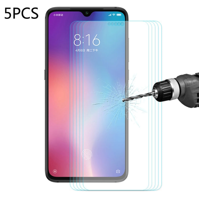 5 PCS ENKAY Hat-Prince 0.26mm 9H 2.5D Película de vidrio templado con borde curvo para Xiaomi Mi 9, For Xiaomi Mi 9