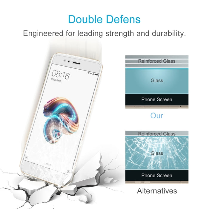 Para Xiaomi Mi 5X / A1 0.26mm 9H Dureza superficial 2.5D Película de pantalla de vidrio templado de pantalla completa a prueba de explosiones, For Mi 5X (1 PCS)