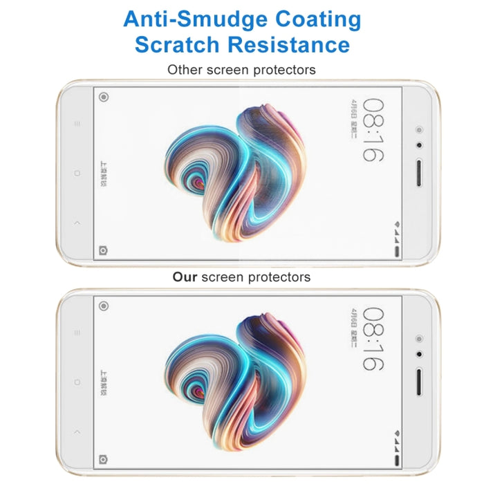 50 PCS para Xiaomi Mi 5X / A1 0.26mm 9H Dureza superficial 2.5D Película de pantalla de vidrio templado de pantalla completa a prueba de explosiones, sin paquete al por menor, For Mi 5X (50 PCS)