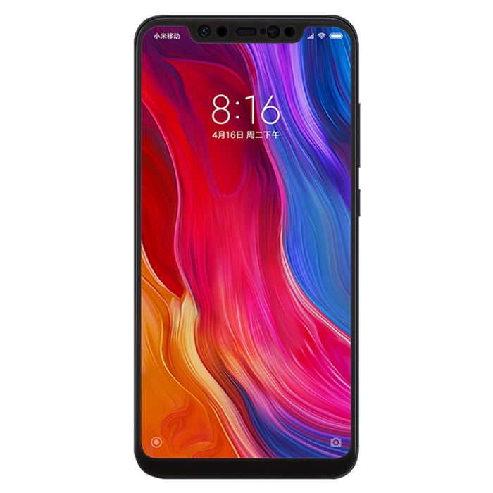 Película de vidrio templado 9H 2.5D de 0,26 mm para Xiaomi Mi 8, For Mi 8(Black)