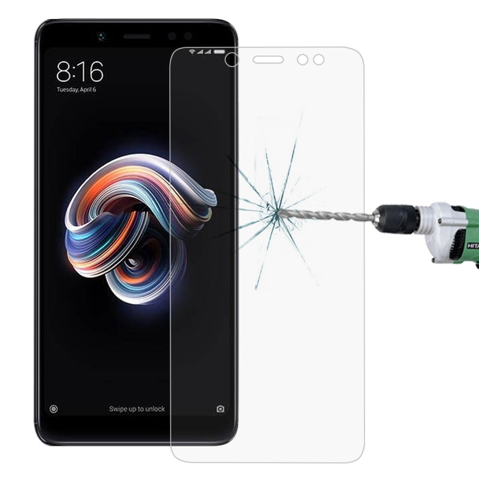 Película de vidrio templado con borde curvo 2.5D de dureza superficial 9H de 0,26 mm para Xiaomi Redmi Note 5 Pro, For Redmi Note 5 Pro (1 PC)
