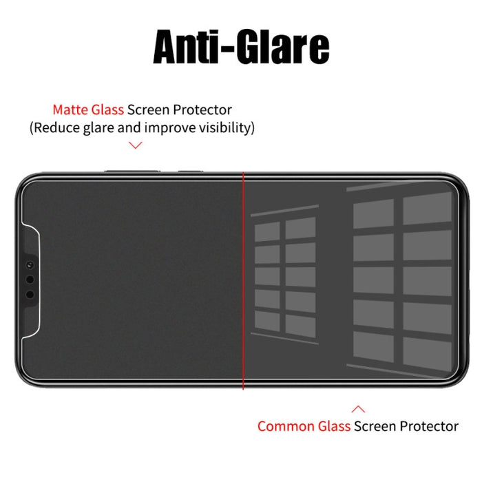 Para iPhone X / XS / iPhone 11 Pro Película de vidrio templado esmerilado mate