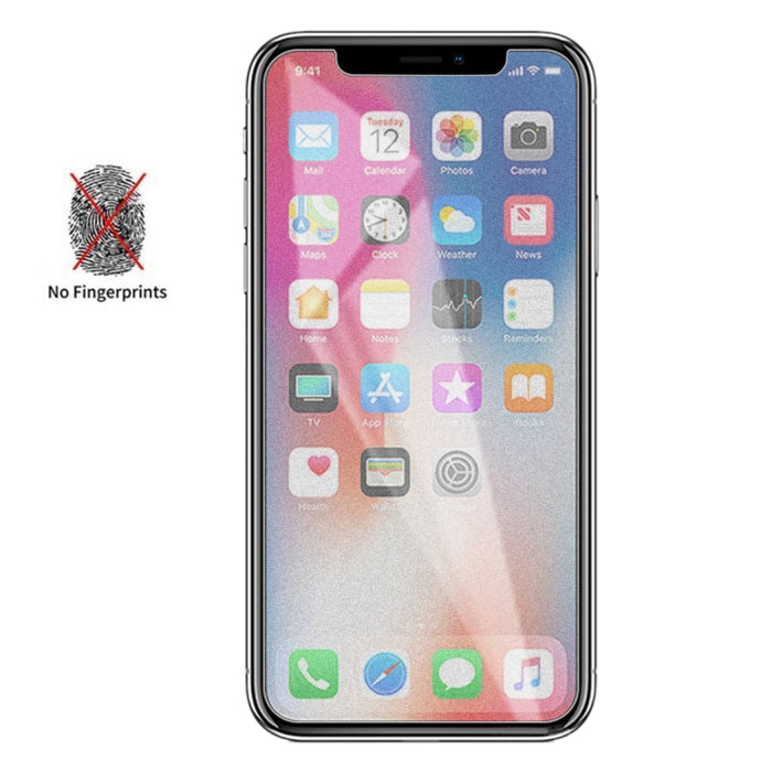 Para iPhone X / XS / iPhone 11 Pro Película de vidrio templado esmerilado mate