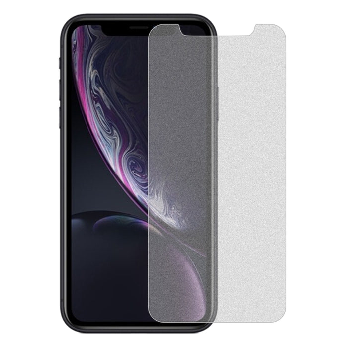 Para iPhone XR / iPhone 11 Película de vidrio templado esmerilado mate