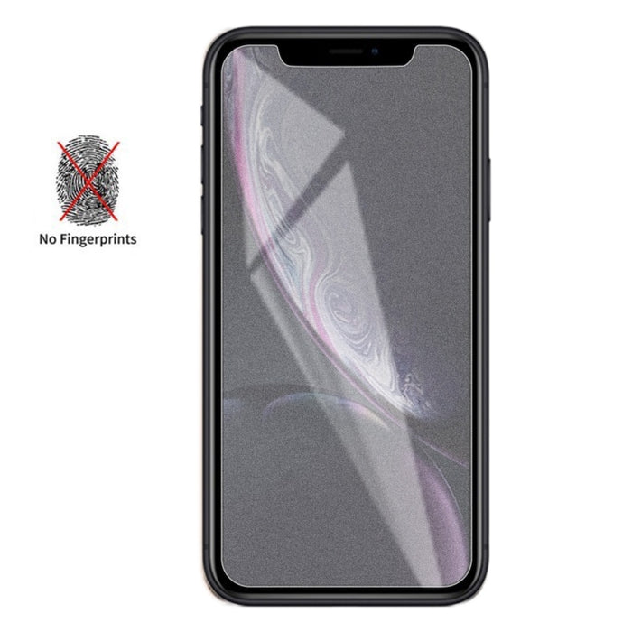 Para iPhone XR / iPhone 11 Película de vidrio templado esmerilado mate