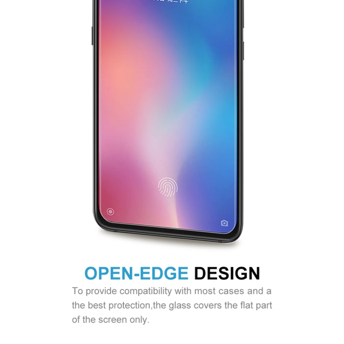 10 PCS 0.26mm 9H 2.5D Película de vidrio templado para Xiaomi Mi 9, For Mi 9 (10 PCS)