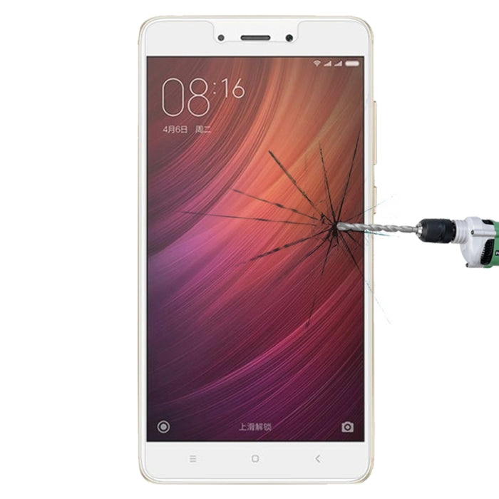 Para Xiaomi Redmi Note 4X 0,26 mm 9H Dureza superficial Película de pantalla de vidrio templado de pantalla no completa a prueba de explosiones, For Redmi Note 4X (1 PC)