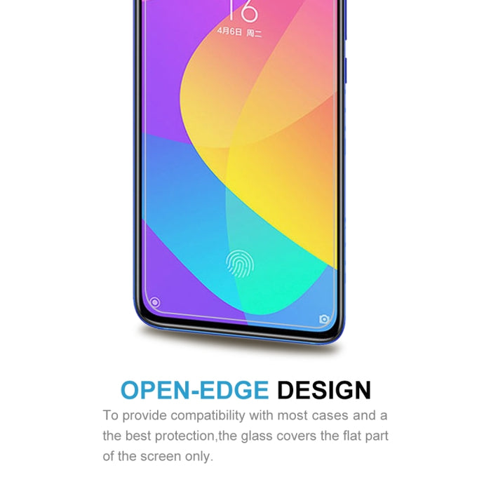 50 PCS 0.26mm 9H 2.5D Película de vidrio templado para Xiaomi Mi CC9, For Xiaomi Mi CC9 (50 PCS)