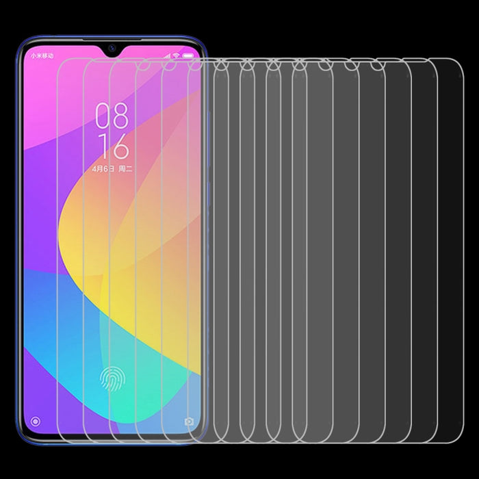 50 PCS 0.26mm 9H 2.5D Película de vidrio templado para Xiaomi Mi CC9, For Xiaomi Mi CC9 (50 PCS)