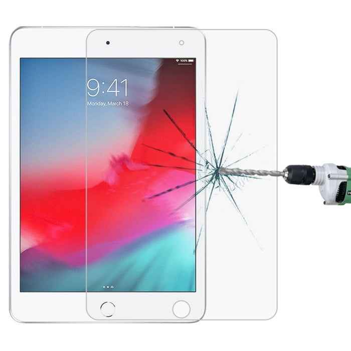 Película de vidrio templado a prueba de explosiones de dureza superficial 9H de 0,4 mm para iPad mini / mini 2 Retina / mini 3