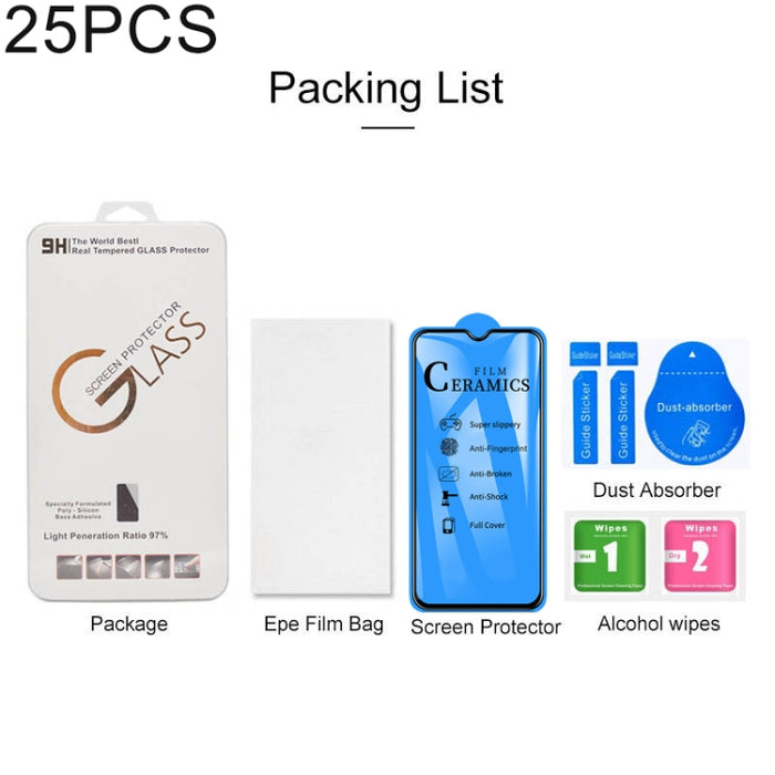 Película De Cerámica De Cubierta Completa De Pegamento Completo 2.5D Para Xiaomi Mi A3 / Mi CC9e, For Xiaomi Mi A3 / Mi CC9e (1 PC)