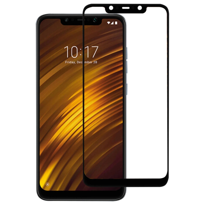 Película de vidrio templado protector de pantalla de cubierta completa con pegamento completo para Xiaomi Pocophone F1, For Xiaomi Pocophone F1