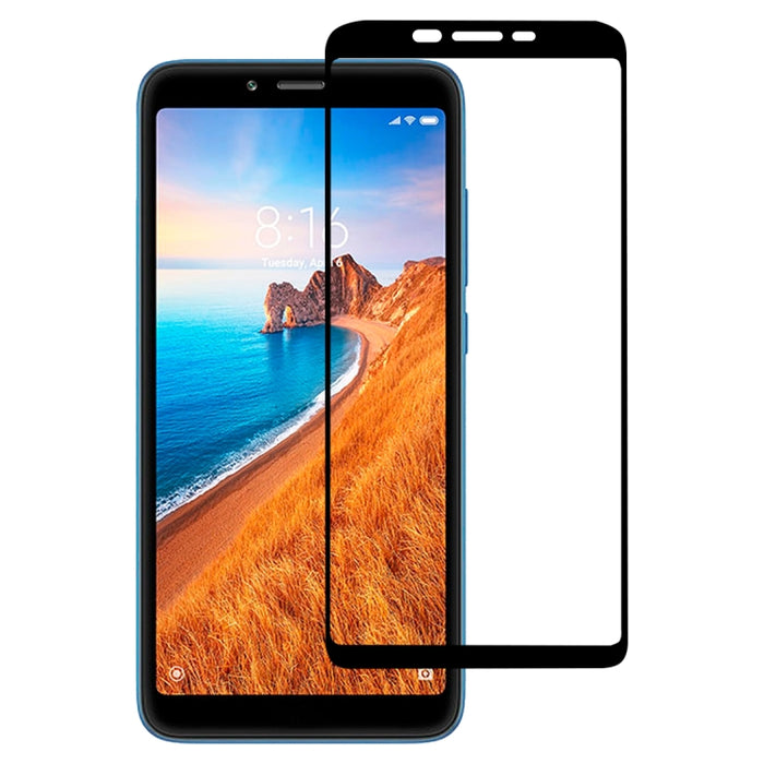 Película de vidrio templado protector de pantalla de cubierta completa con pegamento completo para Xiaomi Redmi 7A, For Xiaomi Redmi 7A