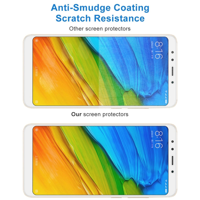 2 PCS para Xiaomi Redmi 5 0.26mm 9H Dureza superficial 2.5D Película de pantalla de vidrio templado a prueba de explosiones, For Redmi 5