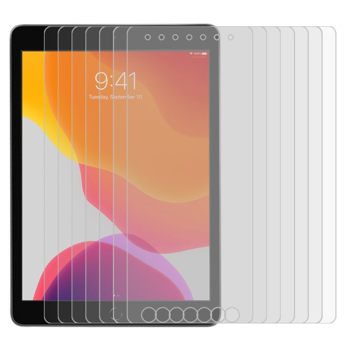 25 PCS para iPad 10.2 2021/2020/2019 9H 2.5D Película de vidrio templado