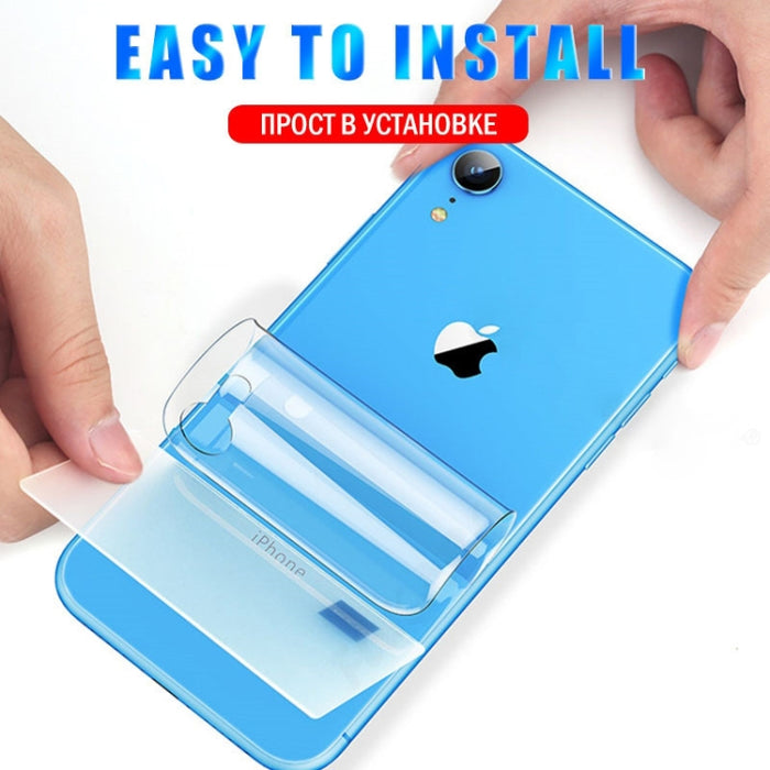 Para iPhone 11 Pro Max Protector trasero de cubierta completa de película de hidrogel suave