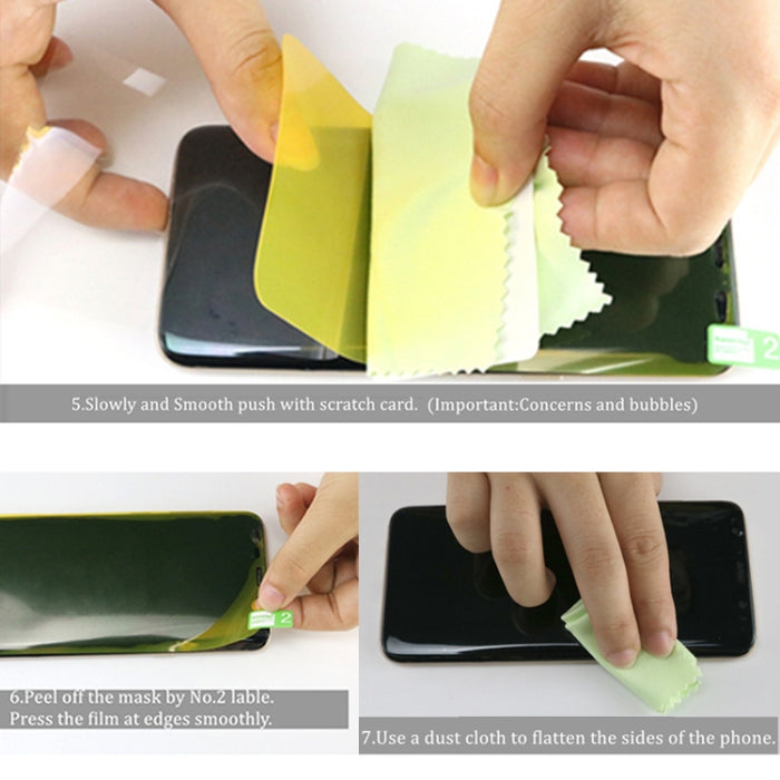 25 PCS para iPhone X / XS Protector de pantalla frontal de cobertura total de TPU suave