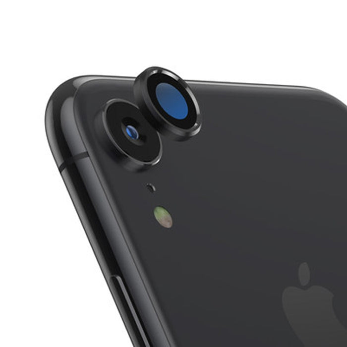 Para iPhone XR Aleación de titanio Metal Protector de lente de cámara Película de vidrio templado
