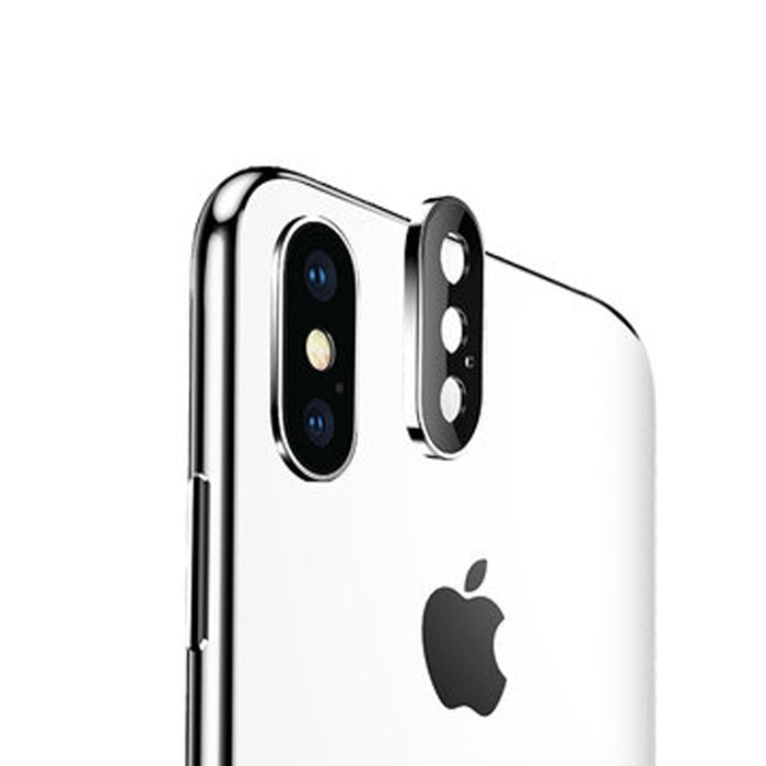 Para iPhone XS Max Aleación de titanio Protector de lente de cámara de metal Película de vidrio templado