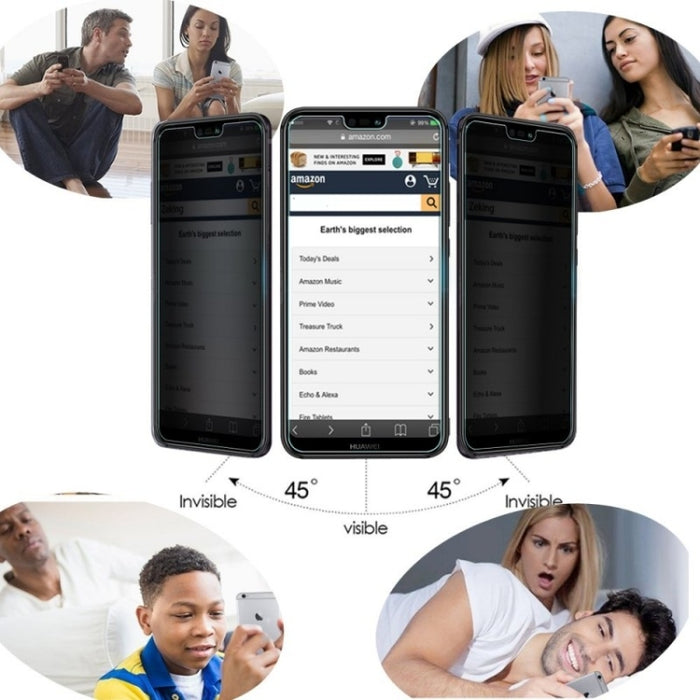 Película De Vidrio Templado Anti-espía De Cubierta Completa Para Xiaomi Redmi Note 7, For Xiaomi Redmi Note 7