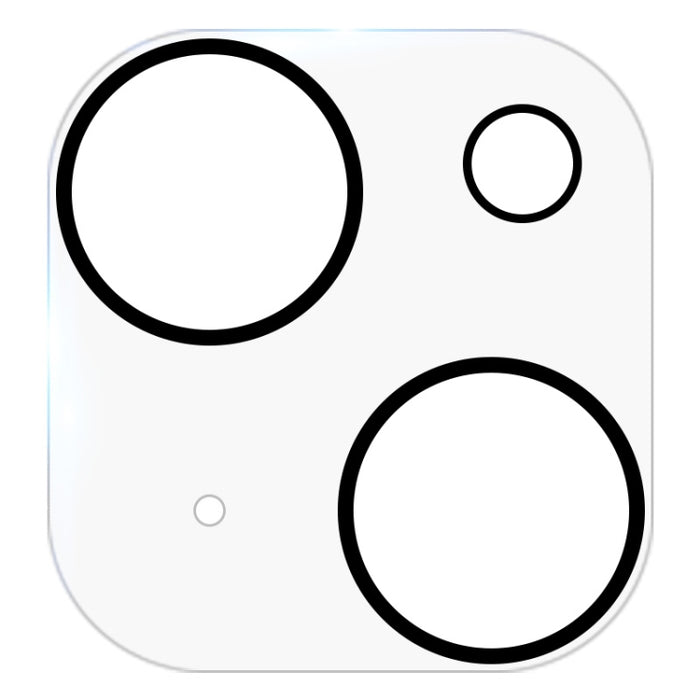 Para iPhone 13 mini HD Antideslumbrante Protector de lente de cámara trasera Película de vidrio templado