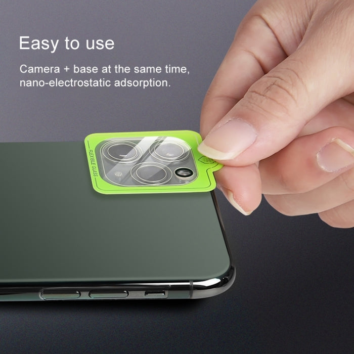 Para iPhone 13 mini HD Antideslumbrante Protector de lente de cámara trasera Película de vidrio templado