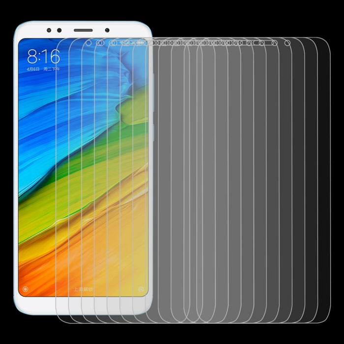 50 PCS para Xiaomi Redmi 5 Plus 0.26mm 9H Dureza superficial 2.5D Protector de pantalla de vidrio templado con borde curvo, For Redmi 5 Plus