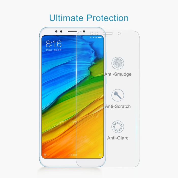100 PCS para Xiaomi Redmi 5 Plus 0.26mm 9H Dureza superficial 2.5D Protector de pantalla de vidrio templado con borde curvo, For Redmi 5 Plus
