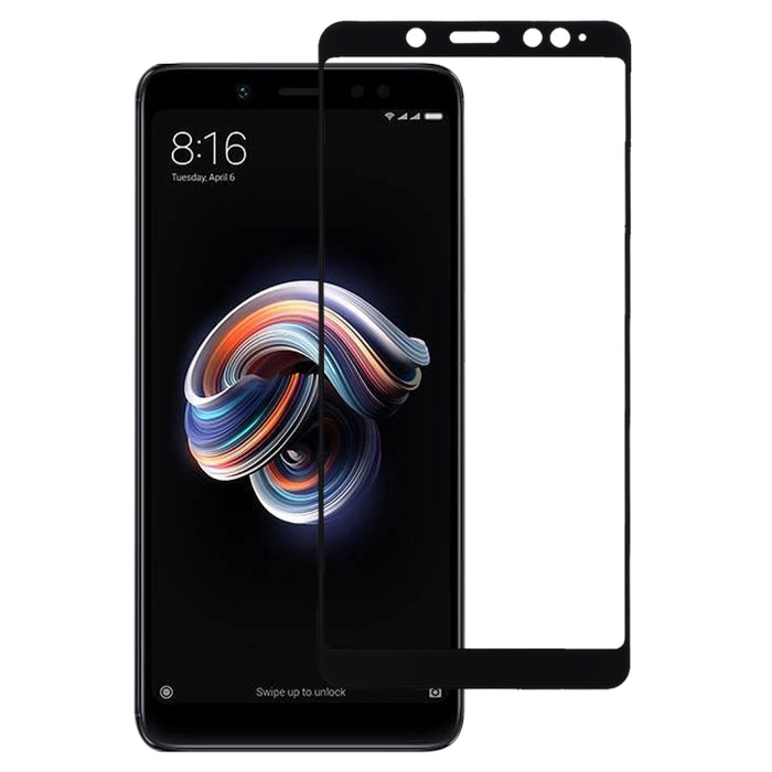Película de vidrio templado totalmente adhesiva de pantalla completa de 0,33 mm 9H 2.5D para Xiaomi Redmi Note 5 Pro, For Redmi Note 5 Pro