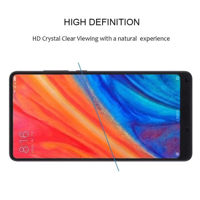 Película de vidrio templado totalmente adhesiva de pantalla completa de 0,33 mm 9H 2.5D para Xiaomi Mi Mix 2S, For Mi Mix 2S