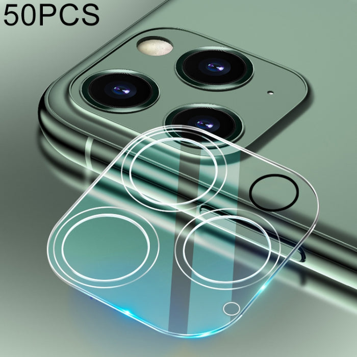 Para iPhone 12 Pro Max 50 piezas HD Protector de lente de cámara trasera Película de vidrio templado