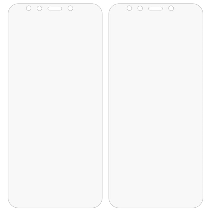 2 PCS 0.26mm 9H 2.5D Película de vidrio templado para Xiaomi Mi 6X y A2, For Mi 6X (2 PCS)
