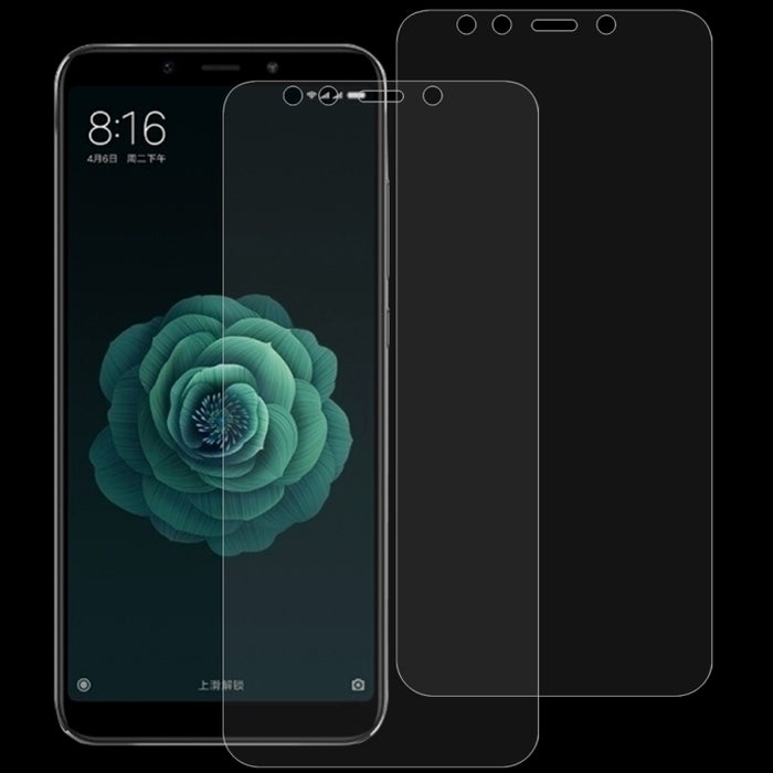 2 PCS 0.26mm 9H 2.5D Película de vidrio templado para Xiaomi Mi 6X y A2, For Mi 6X (2 PCS)
