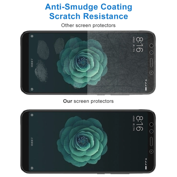 Película de vidrio templado 9H 2.5D de 0,26 mm para Xiaomi Mi 6X y A2, For Mi 6X (1 PC)