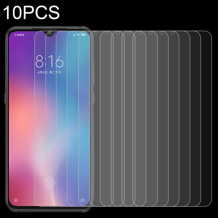 10 PCS 0.26mm 9H 2.5D Película de vidrio templado para Xiaomi Mi 9 SE, For Mi 9 SE (10 PCS)
