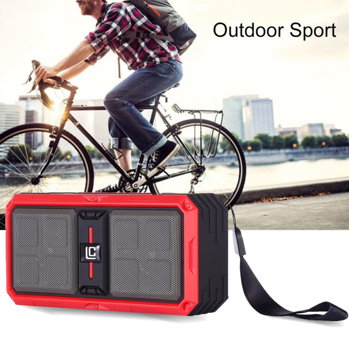 Altavoz Bluetooth inalámbrico portátil G36 DC 5V con llamadas manos libres, compatible con tarjeta USB y TF, auxiliar de 3,5 mm y FM