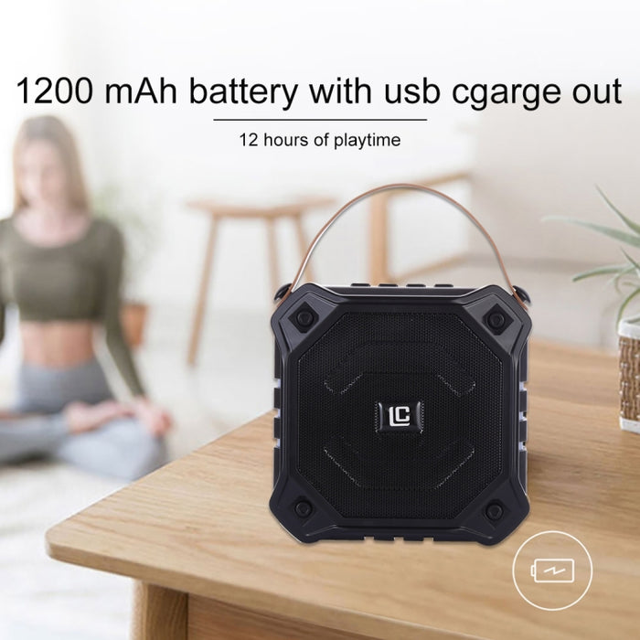 Altavoz inalámbrico portátil LN-29 DC 5V con llamadas manos libres, compatible con tarjeta USB y TF