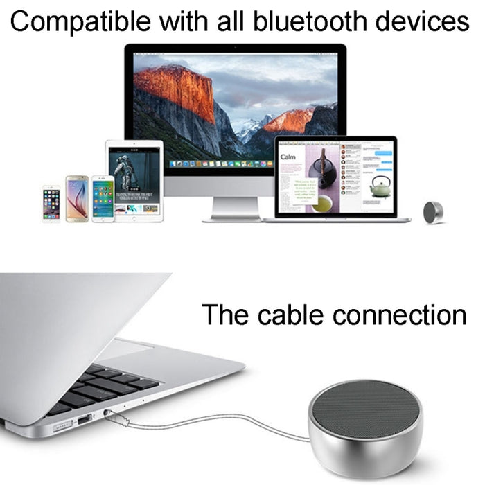 Altavoz Bluetooth portátil BS01, compatible con llamadas manos libres, tarjeta TF y entrada auxiliar