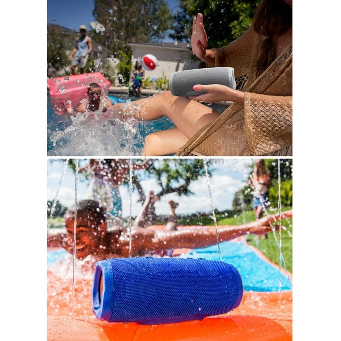 Altavoz estéreo Bluetooth resistente al agua Charge3 Life, micrófono incorporado, compatible con llamadas manos libres, tarjeta TF, entrada auxiliar y banco de energía