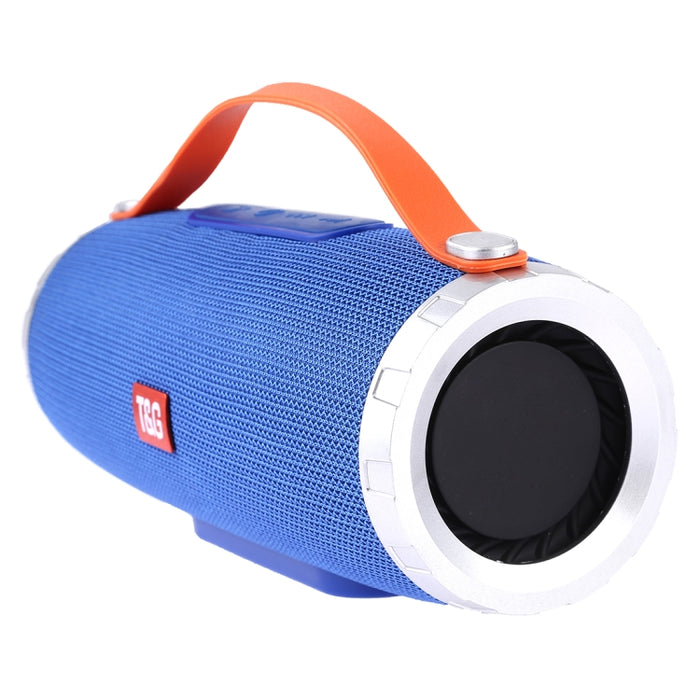 T&G TG109 Altavoz estéreo inalámbrico portátil Bluetooth V4.2 con asa, micrófono incorporado, compatible con llamadas manos libres, tarjeta TF, entrada auxiliar y FM
