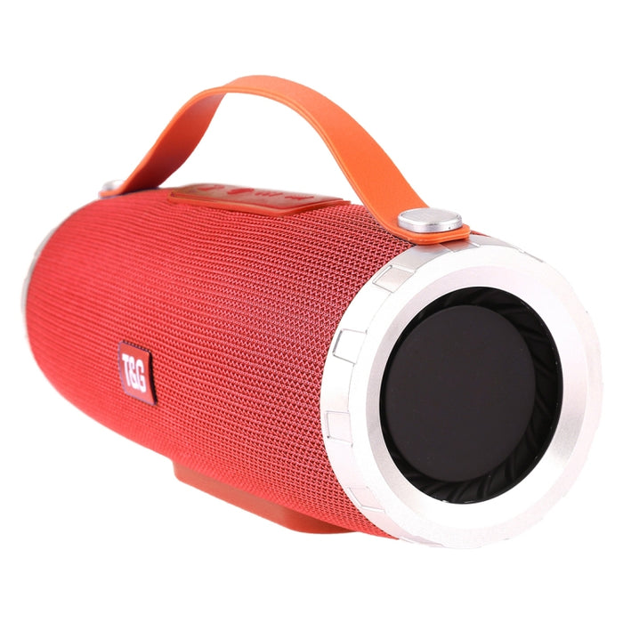 T&G TG109 Altavoz estéreo inalámbrico portátil Bluetooth V4.2 con asa, micrófono incorporado, compatible con llamadas manos libres, tarjeta TF, entrada auxiliar y FM