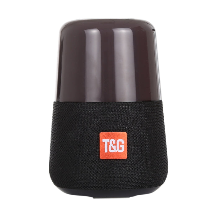 T&G TG168 Altavoz estéreo inalámbrico portátil Bluetooth V5.0 con asa, micrófono incorporado, soporte de luz LED intermitente, tarjeta TF, disco U, entrada auxiliar y FM