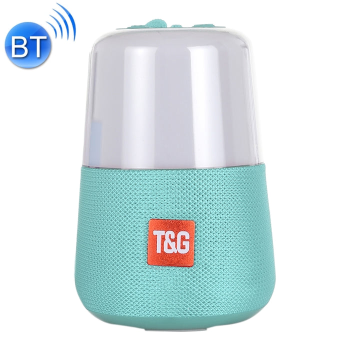 T&G TG168 Altavoz estéreo inalámbrico portátil Bluetooth V5.0 con asa, micrófono incorporado, soporte de luz LED intermitente, tarjeta TF, disco U, entrada auxiliar y FM