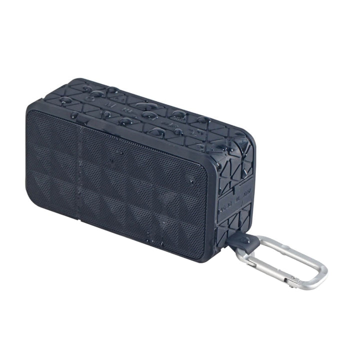 Altavoz Bluetooth impermeable Z18 3ATM con gancho para colgar, llamadas manos libres y tarjeta TF y AUX.